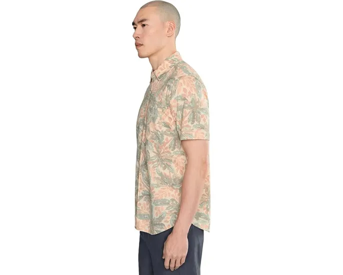 Рубашка Tommy Bahama San Lucio Sea Shade с коротким рукавом абалон