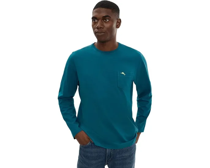 Футболка Tommy Bahama New Bali Skyline Tee с длинным рукавом из хлопка Pima