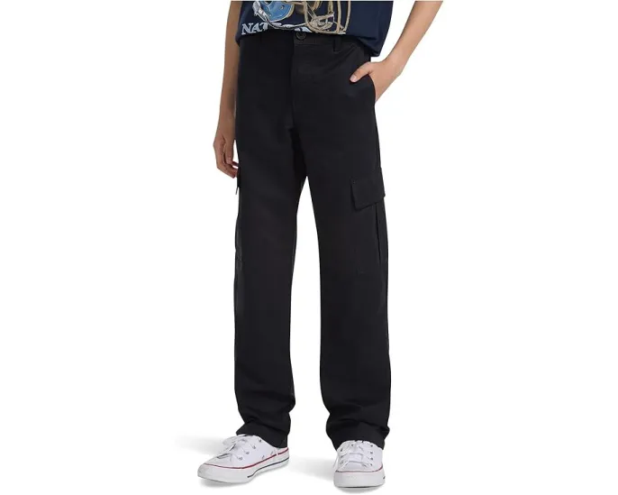 Широкие брюки карго abercrombie kids Loose Clean из прочной ткани dobby