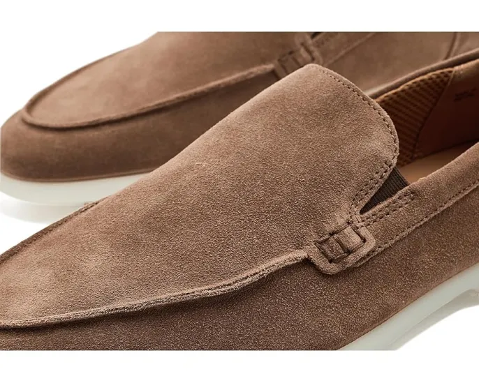 ECCO Verona мокасины-слипоны из замши с технологией Fluidform
