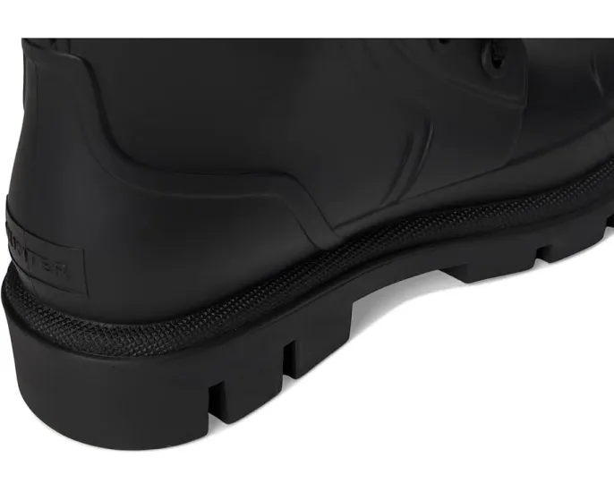 Водонепроницаемые утепленные ботинки Hunter Dianas до середины икры на шнуровке