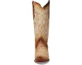 Сапоги Corral C4144 до середины икры с вышивкой и кубинским каблуком
