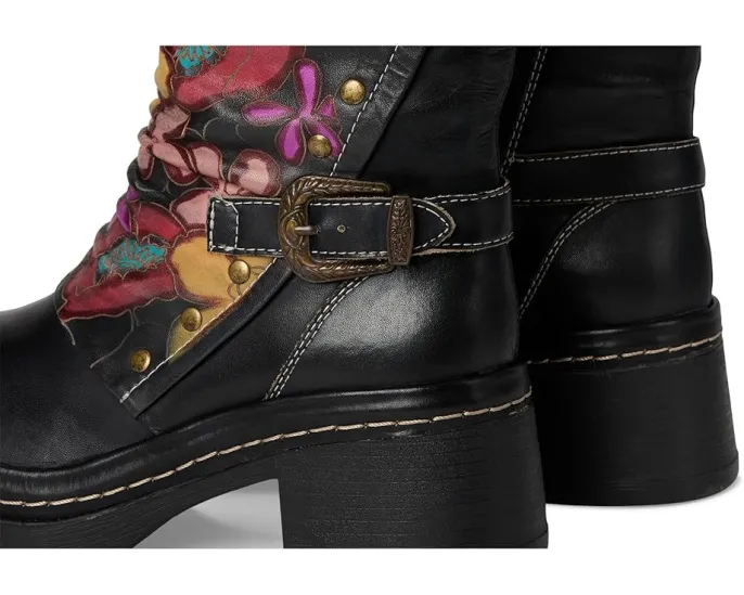 Высокие сапоги Coolvibes с вышивкой и каблуком 6 см