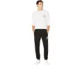 Брюки Armani Exchange Icon Cotton с вышитым логотипом и эластичным поясом