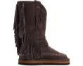 Ботинки Free People Faye Fringe Pull-On с бахромой и искусственным мехом