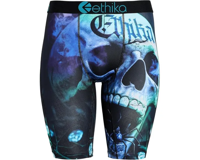 Трусы-плавки ethika Death's Treasure с эластичным поясом и принтом