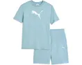 Puma Детский комплект из футболки Big Cat и флисовых шорт