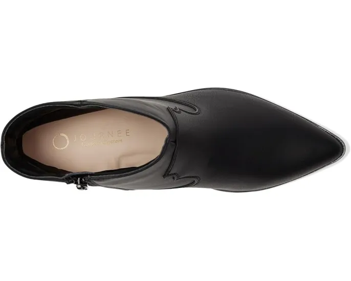 Ботинки Journee Collection Taliah с острым носком и кубинским каблуком на молнии