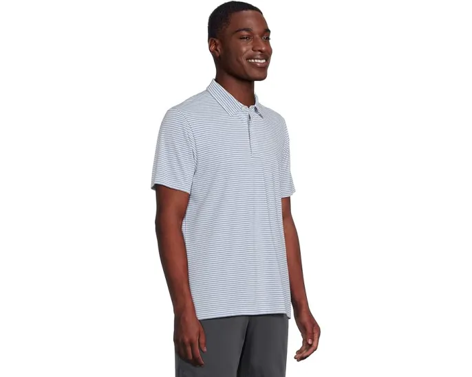 Поло Comfort Stretch Performance Pima от L.L.Bean с коротким рукавом в полоску