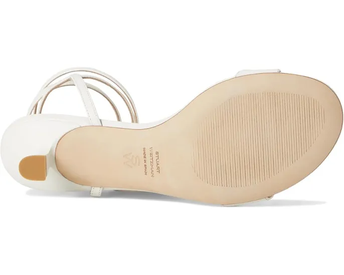 Туфли Stuart Weitzman Nudist Wrap 50 на шпильке с обертывающим ремешком