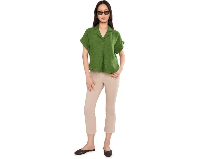 Топ Eileen Fisher с воротником из органического льна