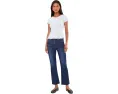 DAZE Shy Girl High-Rise Crop Flare Serene джинсы