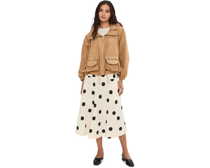 Юбка Betty Dropwaist с асимметричным подолом и застежкой на пуговицы Free People