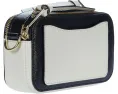 Сумка Marc Jacobs The Color-Block Snapshot из кожи сафьяно с регулируемым ремнем
