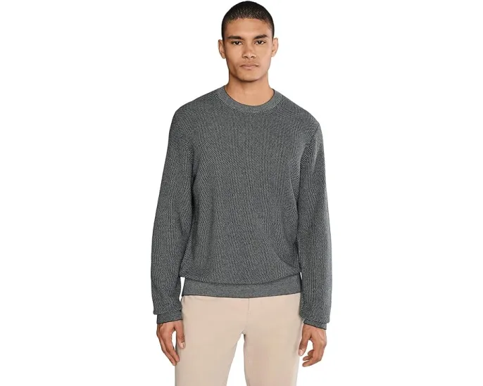 Свитер Vince с длинным рукавом и жаккардовым узором