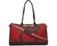 Дорожная сумка STS Ranchwear Crimson Sun из хлопка с кожаными деталями