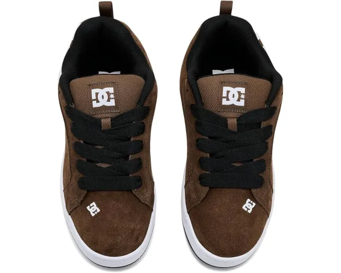 Кроссовки DC Court Graffik SE с кожаным верхом и петлей на пятке