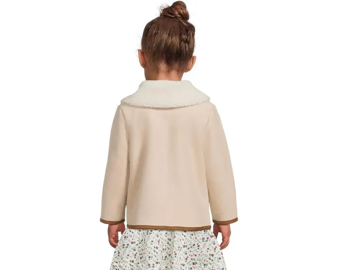 Куртка из сшитого шерпа Janie and Jack для малышей с контрастной отделкой