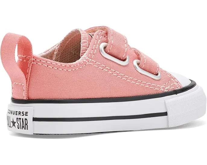 Converse Kids кеды Chuck Taylor 2V Ox для малышей на липучке с прочным верхом