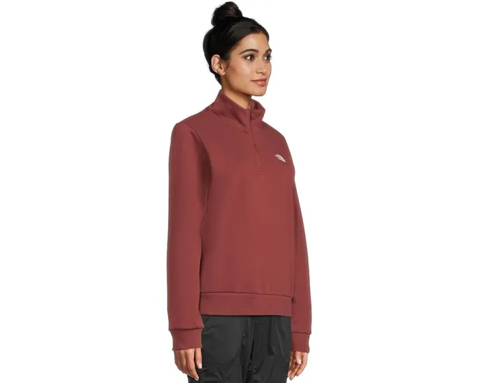 Свитшот The North Face Evolution с молнией на четверть и вышивкой