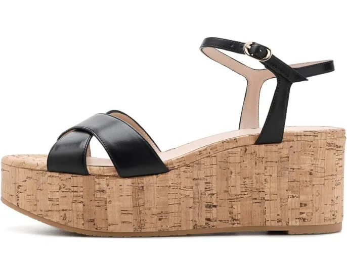 Сандалии Stuart Weitzman Dayna Wedge на платформе с открытым носком