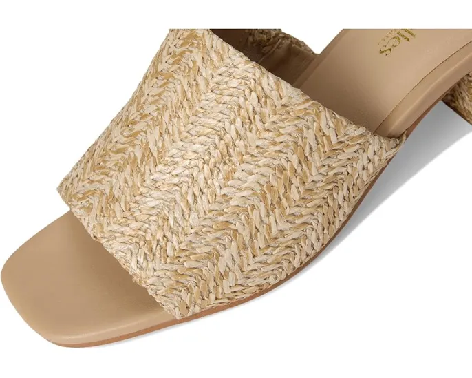 Сандалии Seychelles Pepper из рафии с квадратным носком и низким каблуком