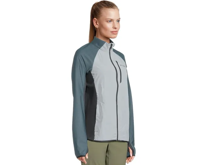 Куртка Columbia Arctic Crest Hybrid Full Zip с технологией Omni Heat Arctic и прорезями для большого пальца