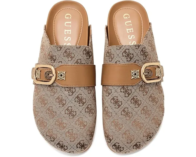 Клоги Galavanta из мягкой замши с удобной резиновой подошвой GUESS