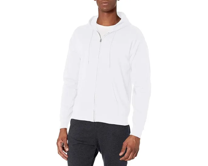 Худи Hanes Eco-Smart полная молния из переработанного флиса