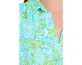 Lilly Pulitzer короткое платье Dune с защитой UPF 50 и отложным воротником