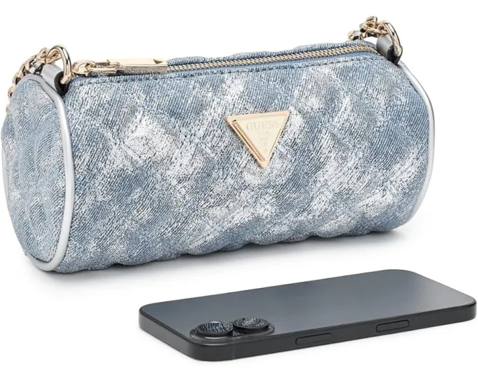 Мини-бочонок Giully II из металлического денима от GUESS