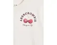 Футболка оверсайз Cherry для детей от abercrombie kids
