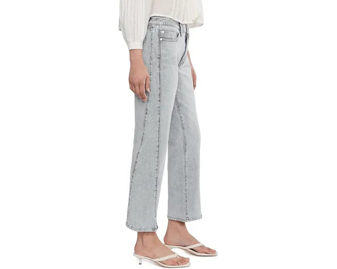 Прямые джинсы Liverpool Los Angeles Kennedy 71 см с декоративными строчками и разрезом