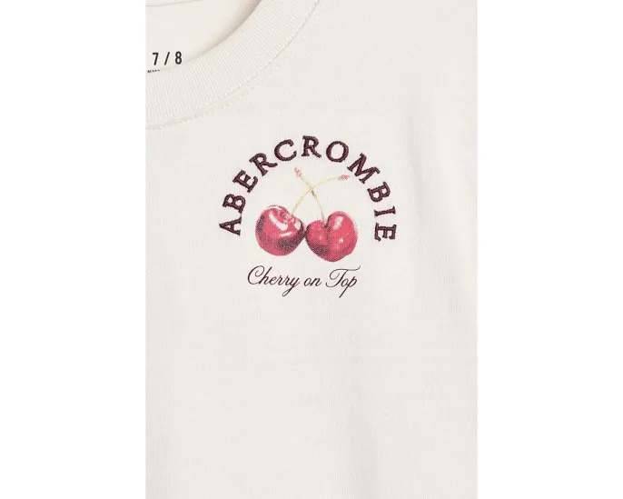 Футболка оверсайз Cherry для детей от abercrombie kids
