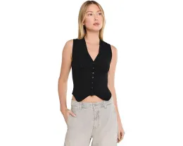 AllSaints Cruz Waistcoat жилет с ребристой вязкой