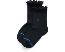 Stance носки Ruffle Icon Quarter с рюшами черные