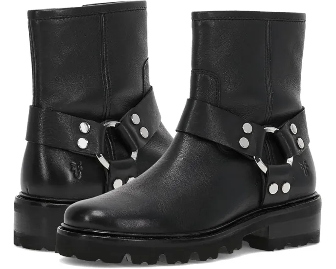 Ботинки Frye Olivia Harness Short с ремешками и комбинированным верхом