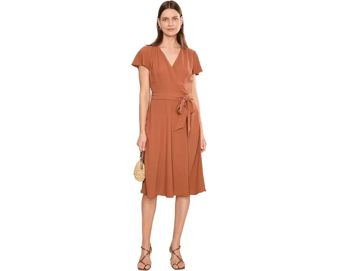 Платье Lauren Ralph Lauren с запахом и поясом