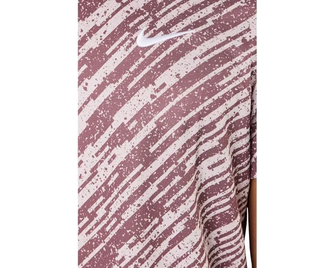 Nike Court Dri-fit Victory топ с принтом платиновый фиолетовый белый