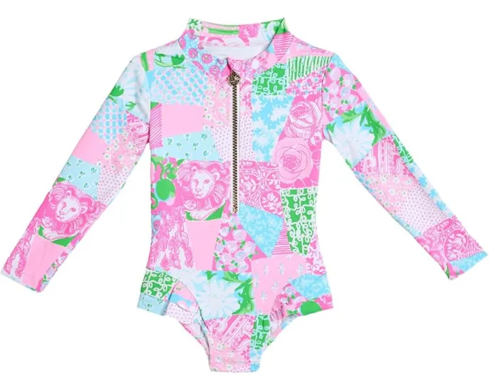 Детский рашгард Denning с защитой UPF 50+ от солнца Lilly Pulitzer Kids