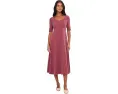 Fit & Flare Scoop Midi Dress