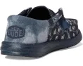 Кроссовки Hey Dude Wally Funk Skull Print с принтом черепа и эластичными шнурками
