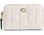 Маленький кардхолдер COACH с объемной стежкой и застежкой-молнией