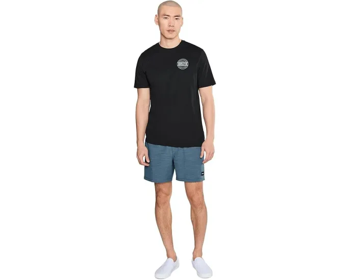 Футболка Hurley Filler Short Sleeve с принтом на груди из хлопка