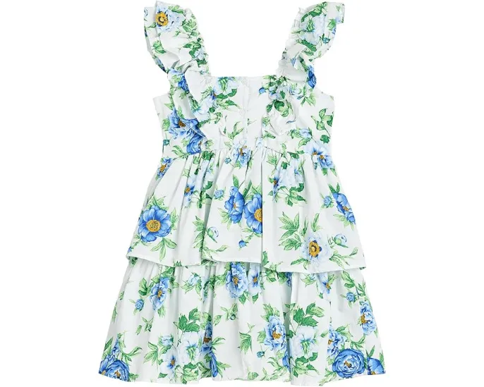 Платье Janie and Jack с ярусами и оборками на плечах