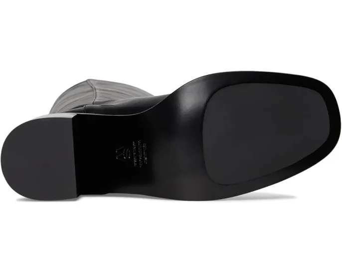 Ботинки Stuart Weitzman 5050 Finn до колена с квадратным носком на массивном каблуке