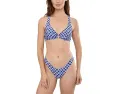 Seafolly бикини топ Marseille Multi Fit Longline Tri Bra в стиле Индиго