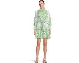 Платье Lilly Pulitzer Drena с воротником стойкой и поясом