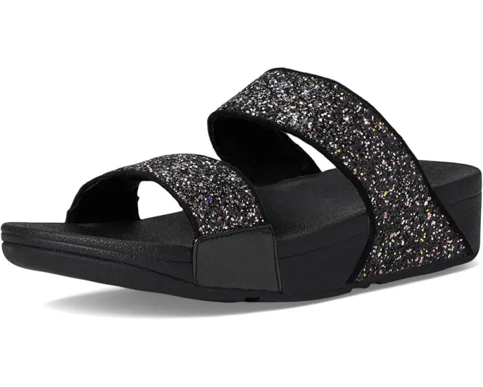 FitFlop слайды Lulu Multi-Tonal Glitter с микроволокном и амортизацией