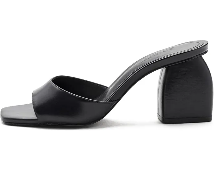 Босоножки Leena Schutz на массивном каблуке с открытым носком